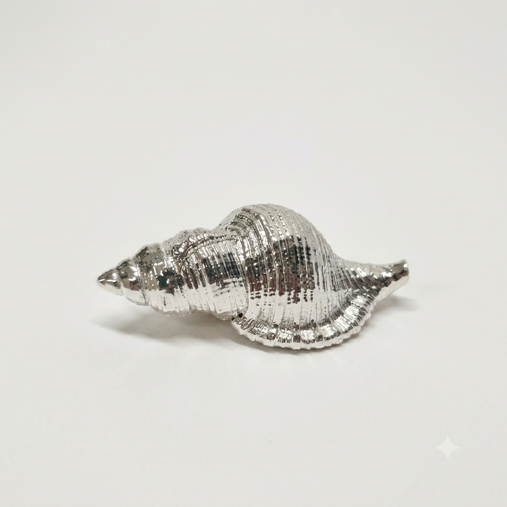 Argenesi® Sterling Silver Cowrie Shell