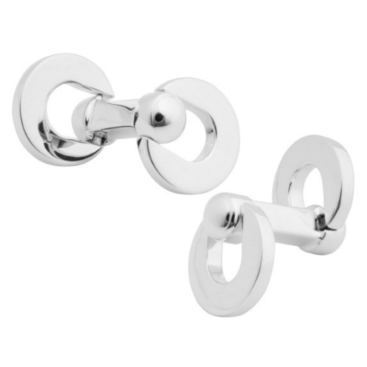 Sterling Silver Toggle Cufflinks