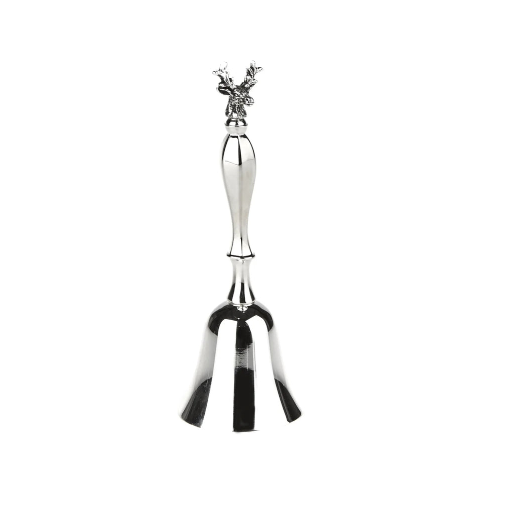 Silver Plated Stag's Head Bell