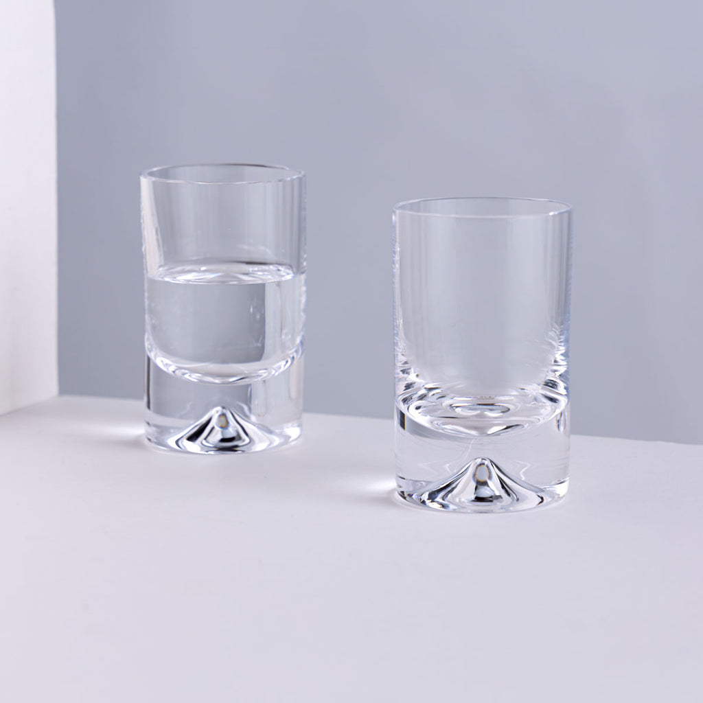 Crystal Dimple Shot Glasses set of 2