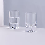 Crystal Dimple Shot Glasses set of 2