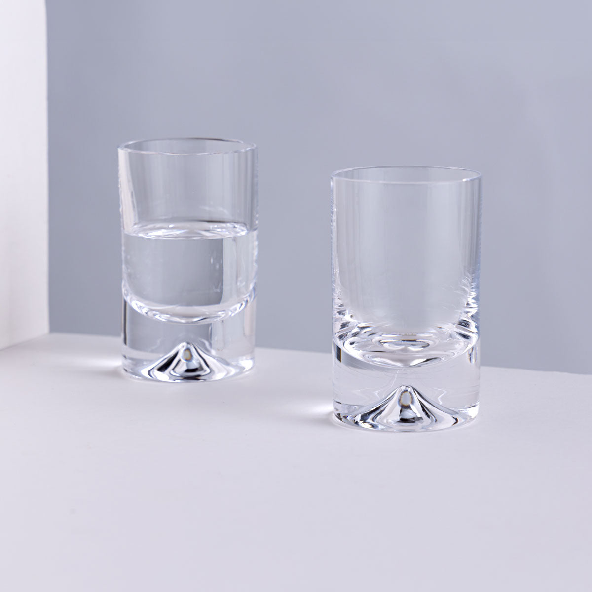Crystal Dimple Shot Glasses set of 2