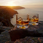 Crystal Dimple Shot Glasses set of 2