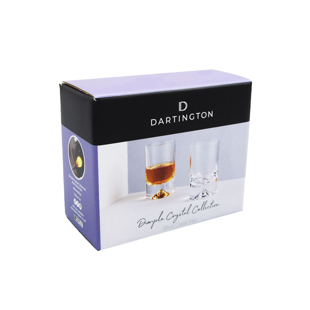 Crystal Dimple Shot Glasses set of 2