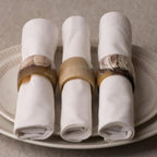 Cow Horn Napkin rings (Set of 4)