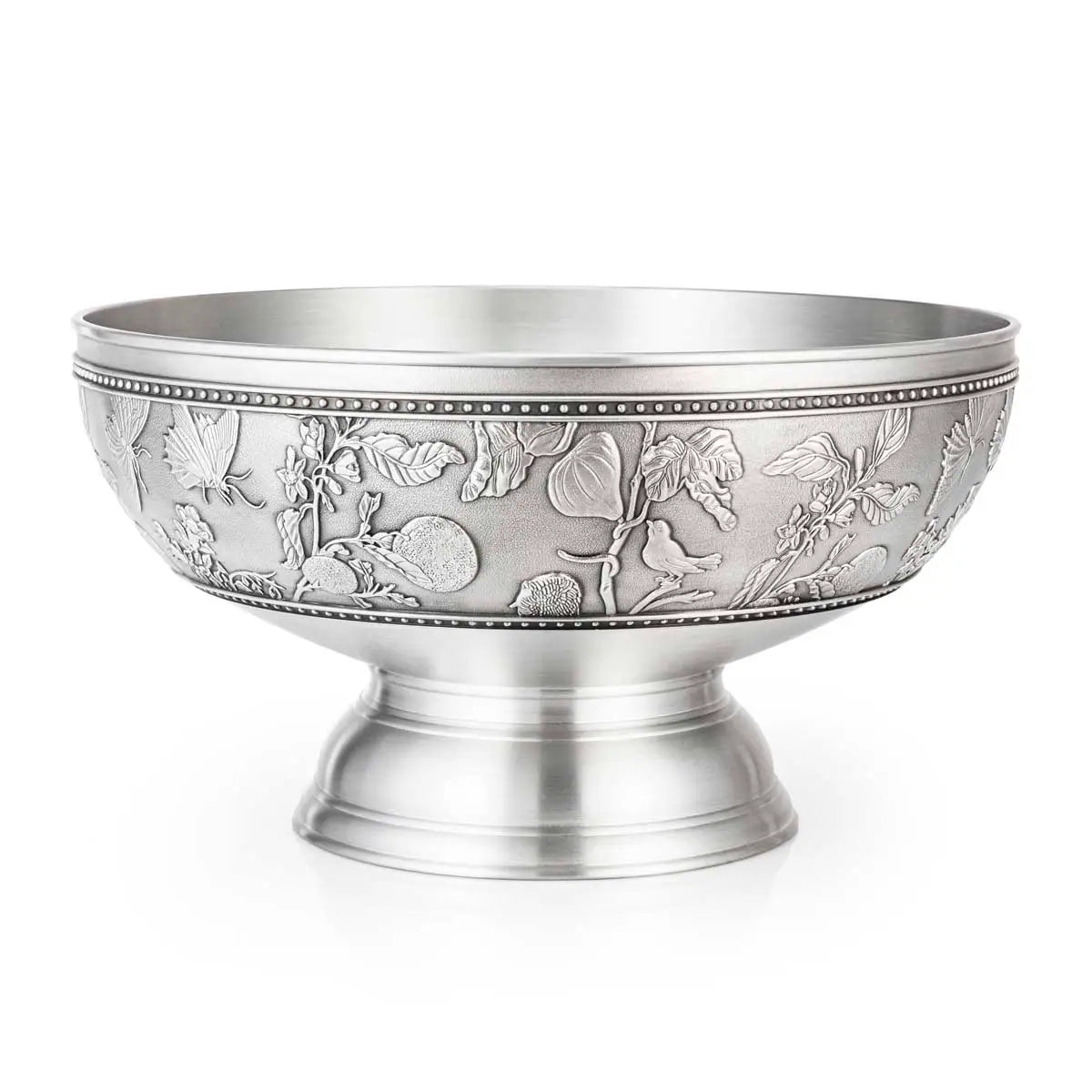 Pewter Merian Fruit Bowl