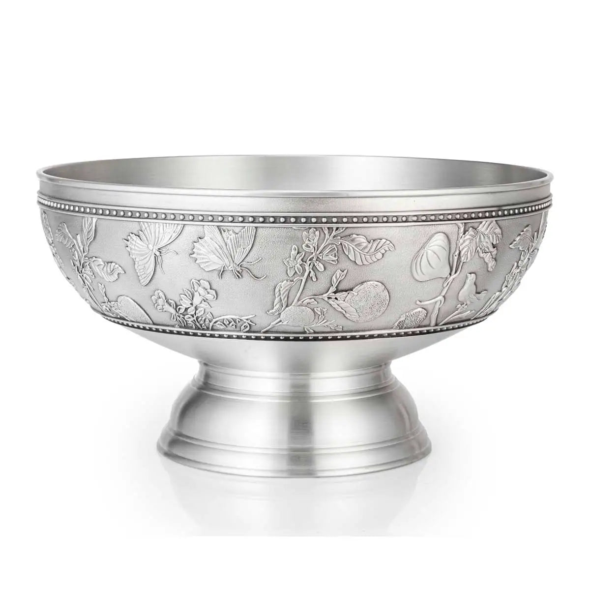 Pewter Merian Fruit Bowl