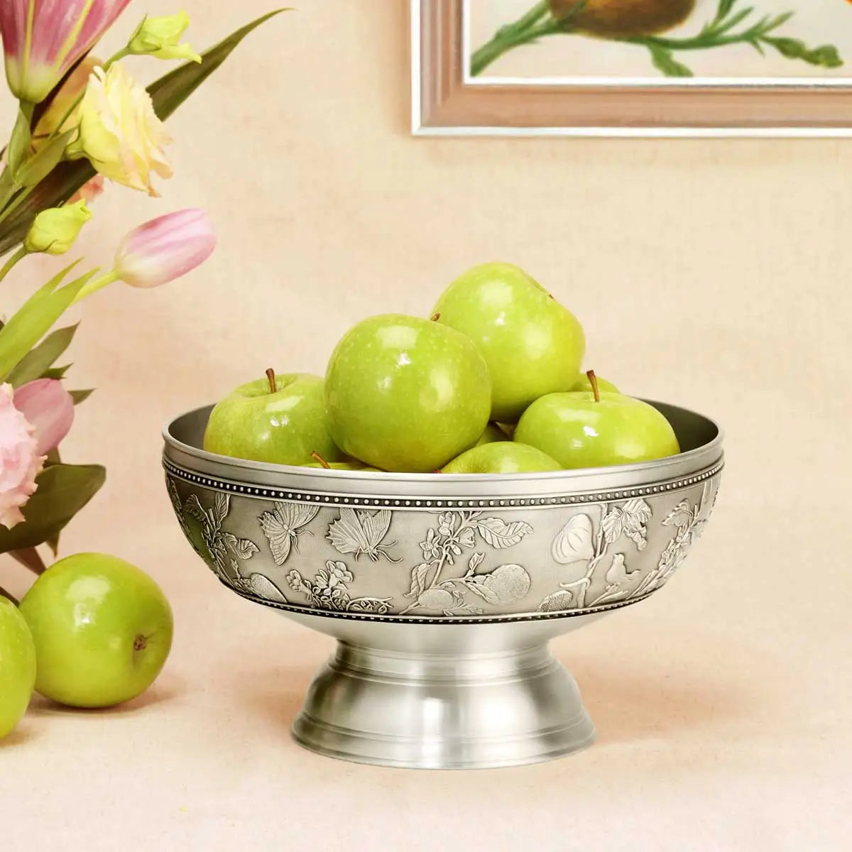 Pewter Merian Fruit Bowl