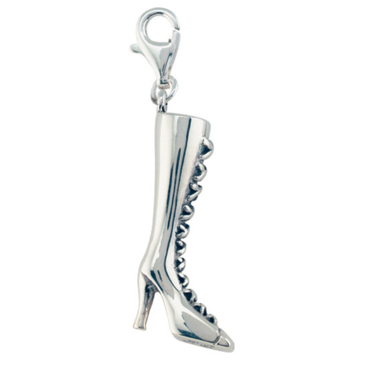 Sterling Silver Stiletto Boot Charm