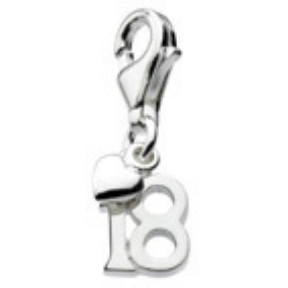 Sterling Silver 18 Age charm