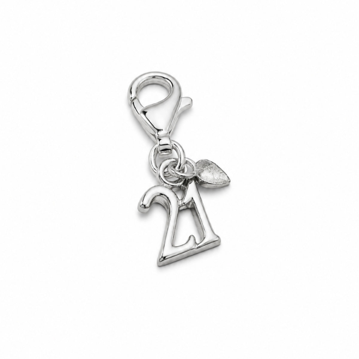 Sterling Silver 21 Age charm