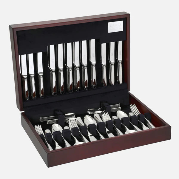 Carrs Silver Handcrafted Wooden Cutlery Canteen Cabinet
