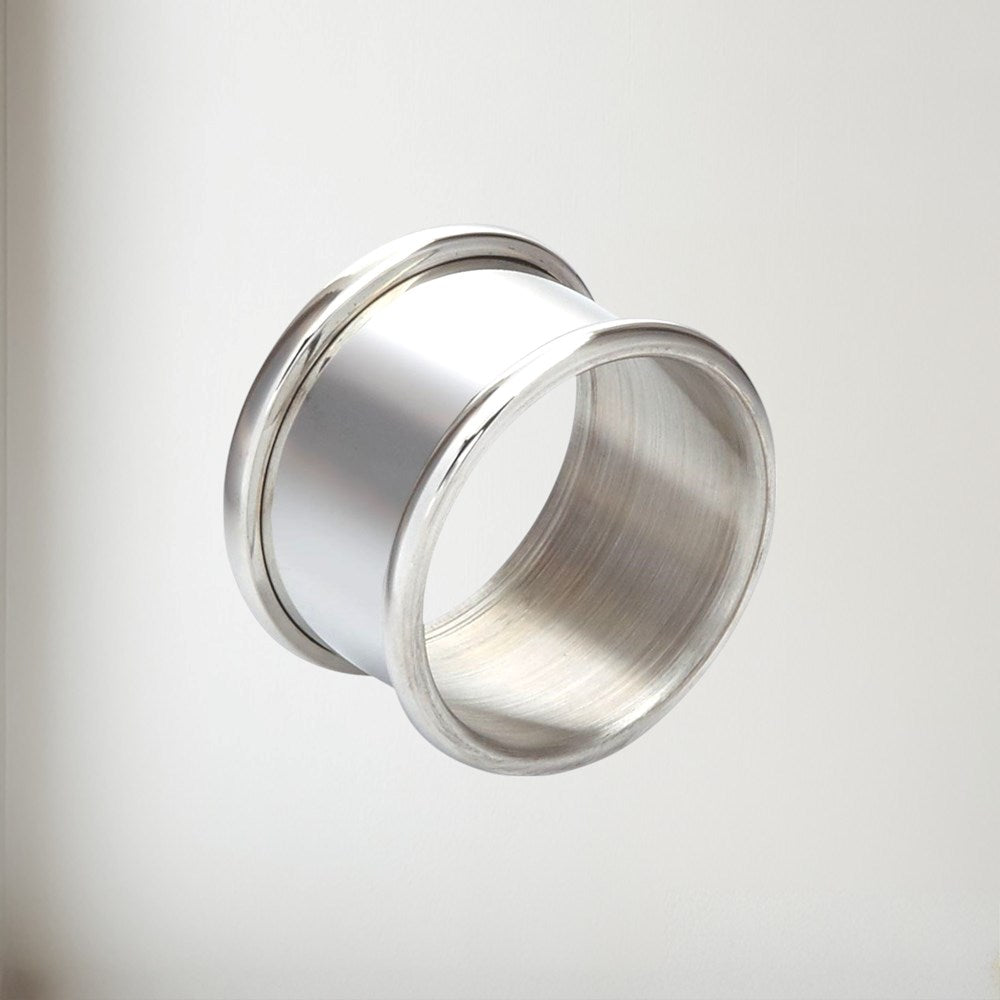 Pewter Rolled Edge Napkin Ring