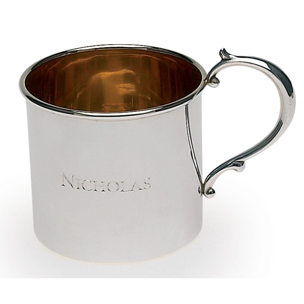 Sterling Silver Straight Sided Mug