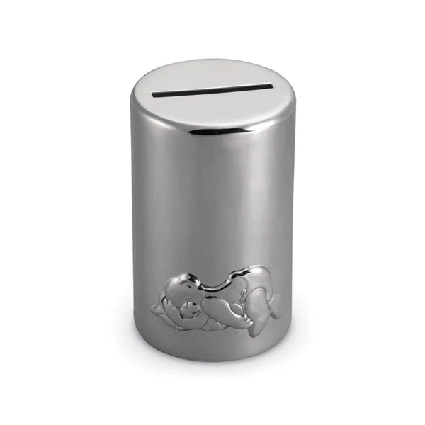 Sterling Silver Teddy coin box