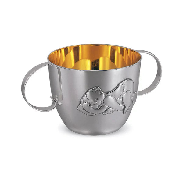 Sterling Silver Teddy mug