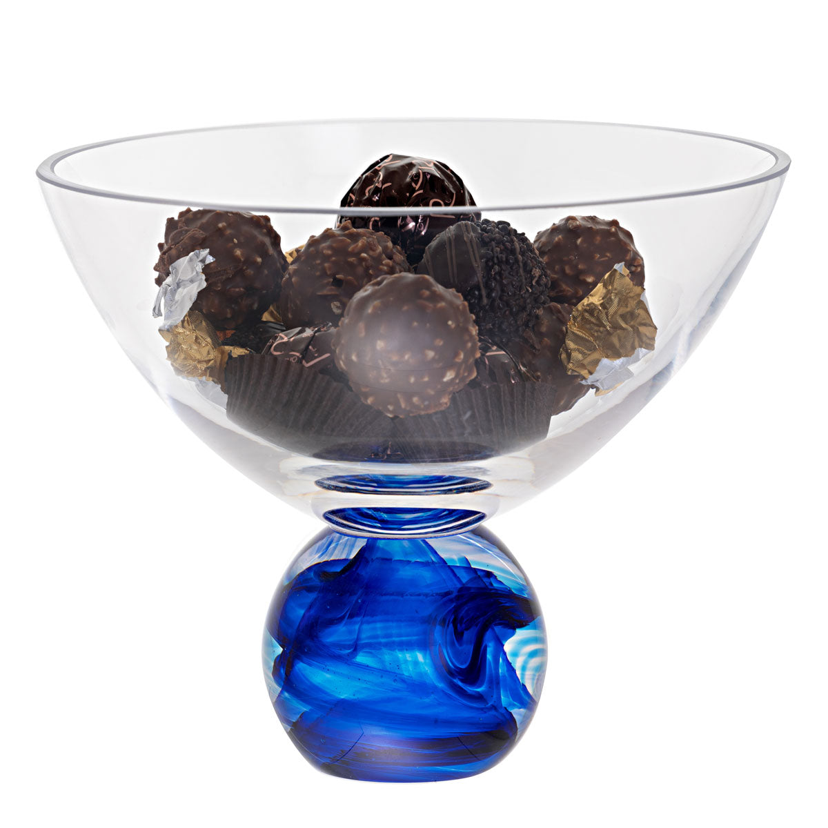 Crystal Unity Sapphire Medium Fruit Bowl