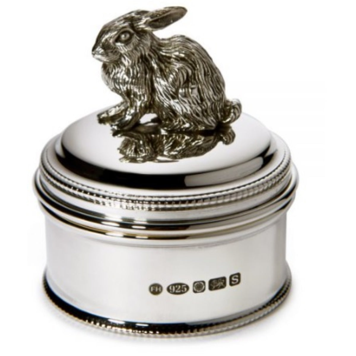 Sterling Silver Rabbit box