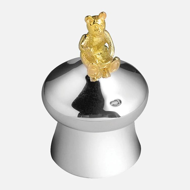 Sterling Silver Bear Mushroom Keepsake