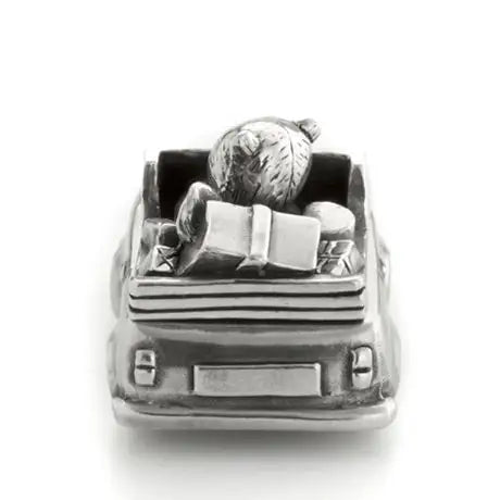 Pewter Teddy Bears' Picnic Boy Tooth Box