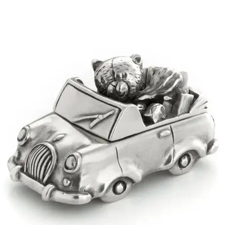 Pewter Teddy Bears' Picnic Boy Tooth Box
