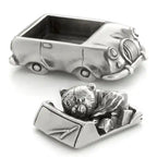 Pewter Teddy Bears' Picnic Boy Tooth Box