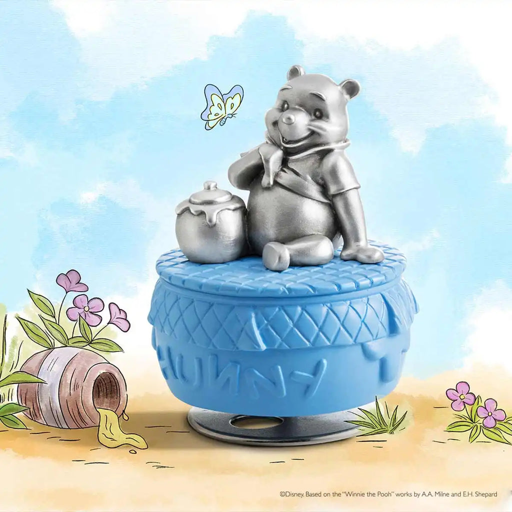Disney Winnie the Pooh Pewter Music Carousel
