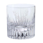 Crystal Flux Stag Double Old Fashioned Whiskey Glass