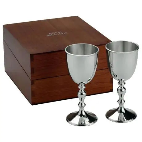 Gift Boxed Sovereign Goblets Pair