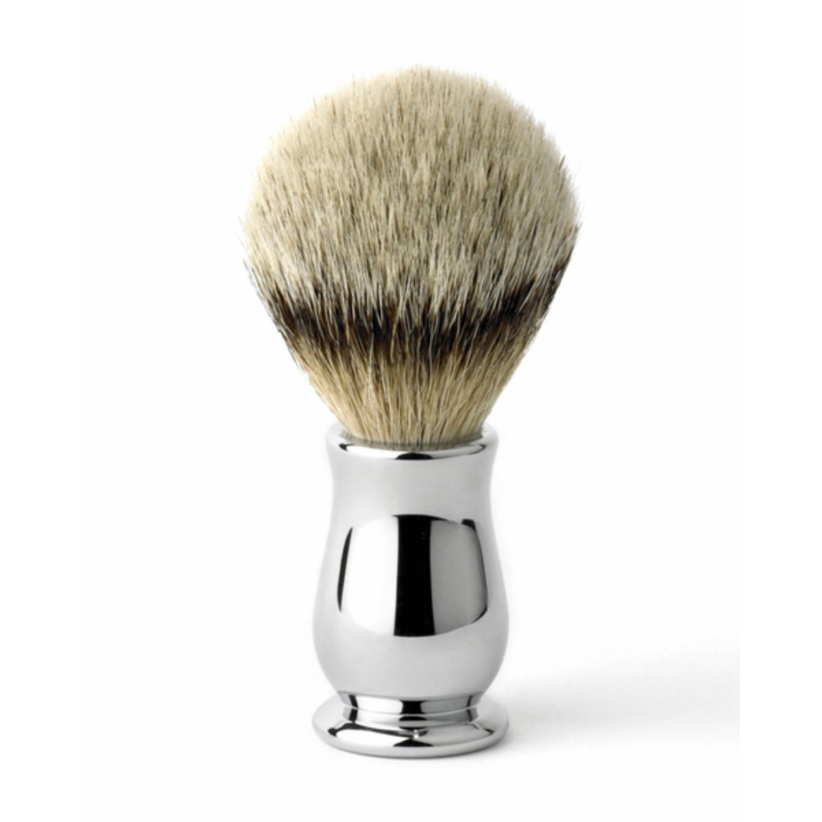 Chrome Plated Badger Shaving Brush