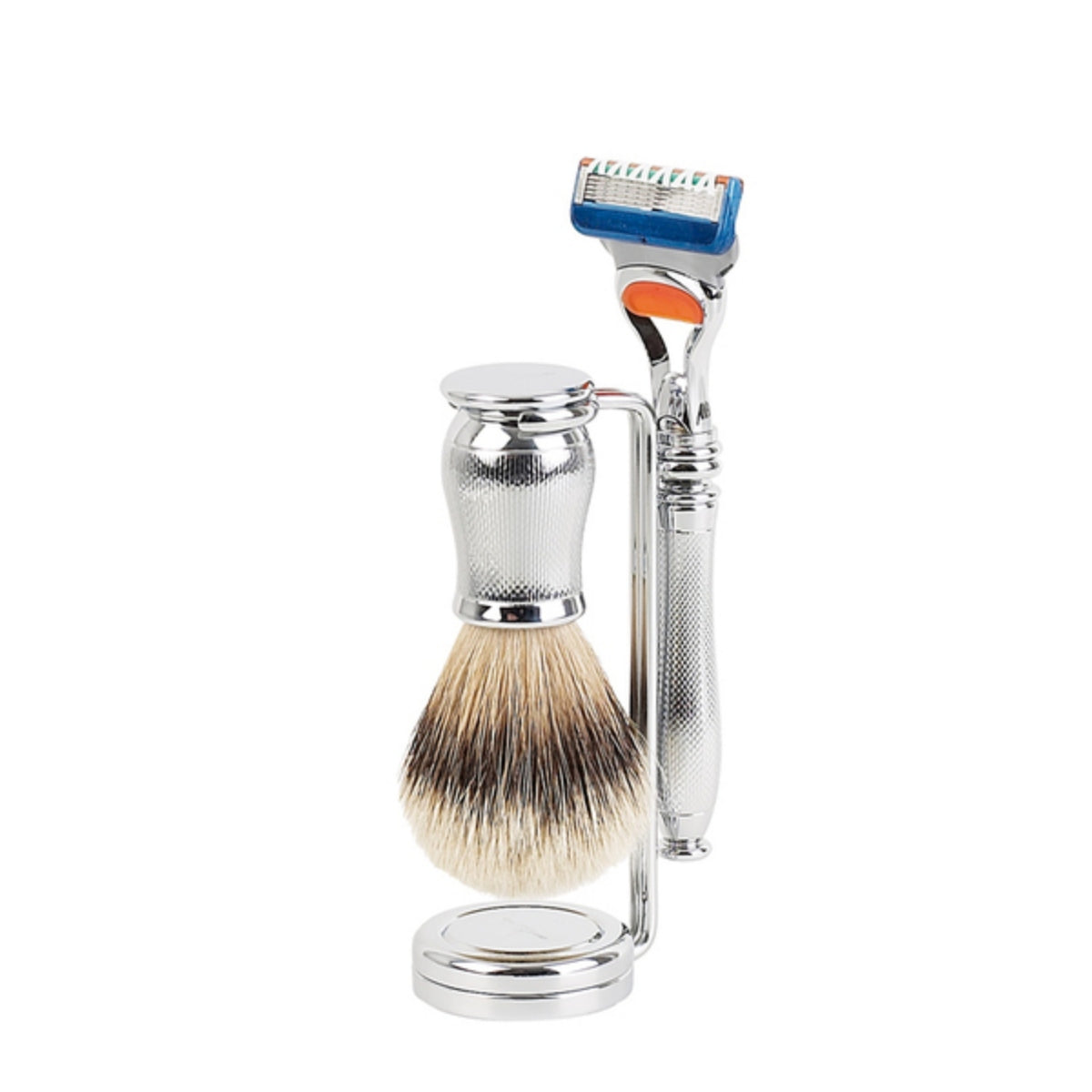 Chatworth 3 Piece Shaving Set With Barley Handles