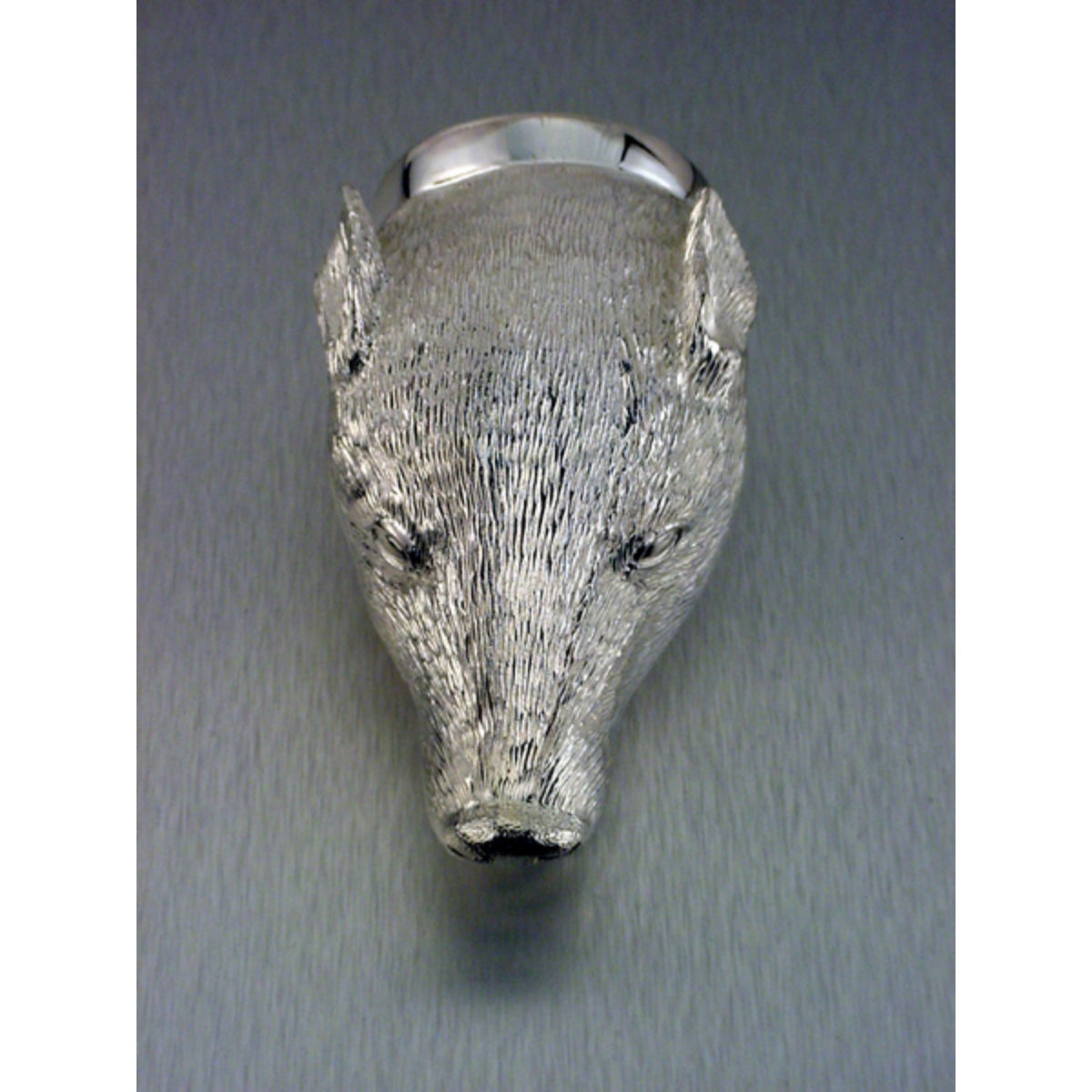Sterling Silver Badger Stirrup Cup