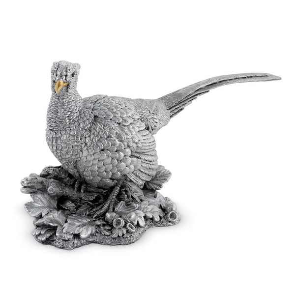 Sterling Silver Cock Pheasant 4"