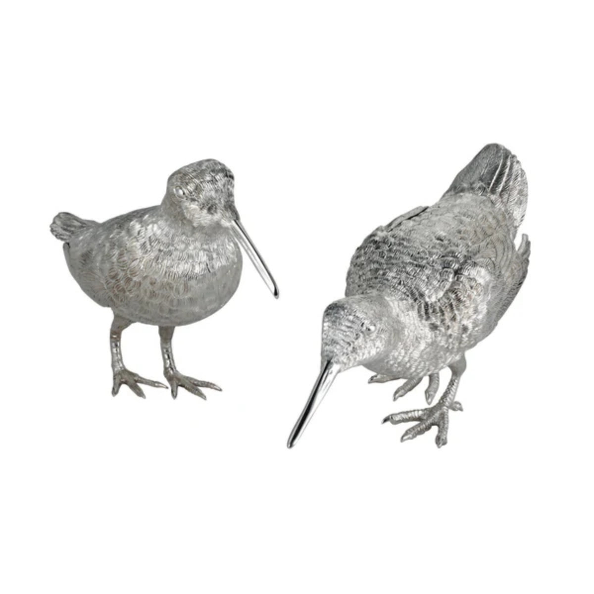 Sterling Silver Woodcock Pair