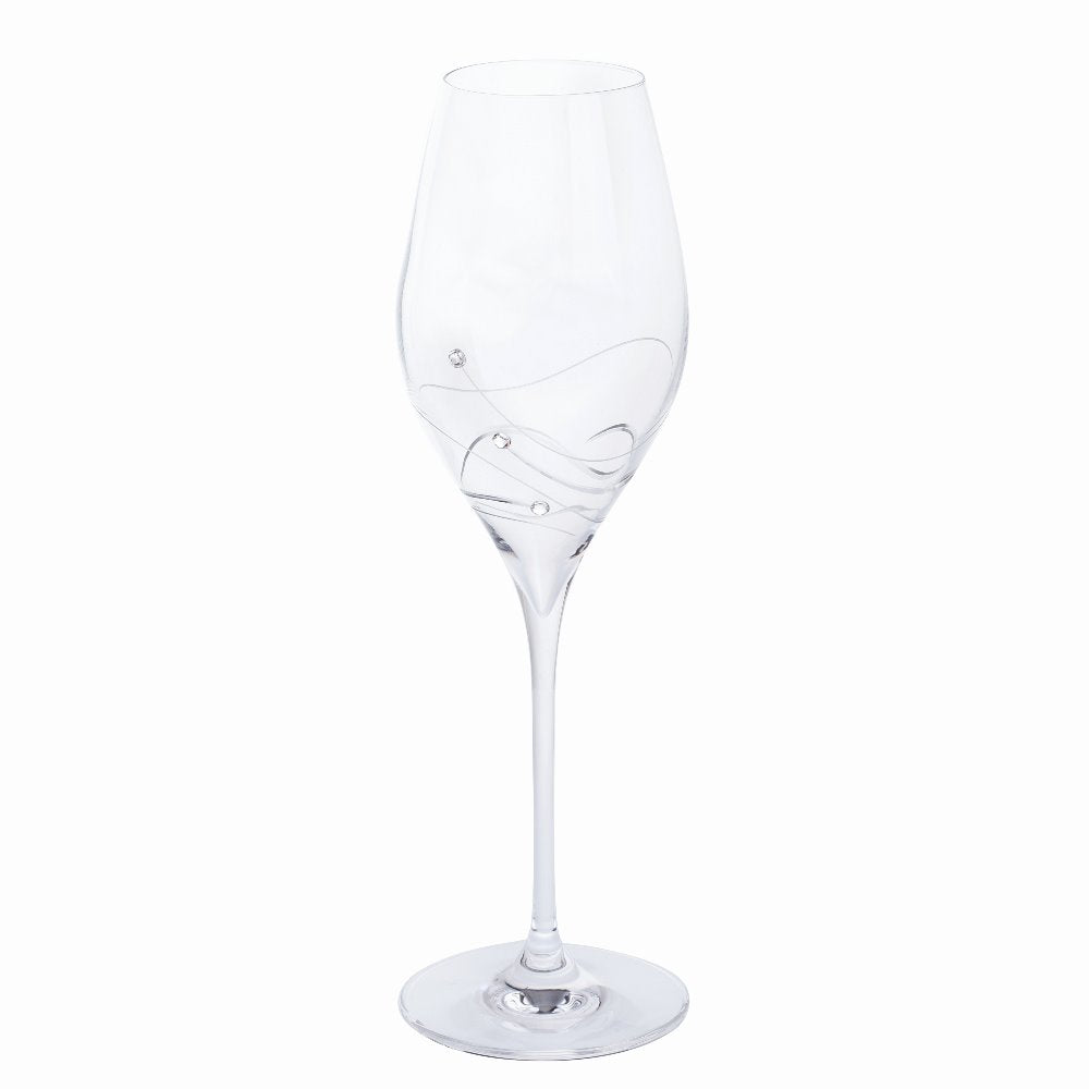 Crystal Glitz Prosecco Flute set of 2