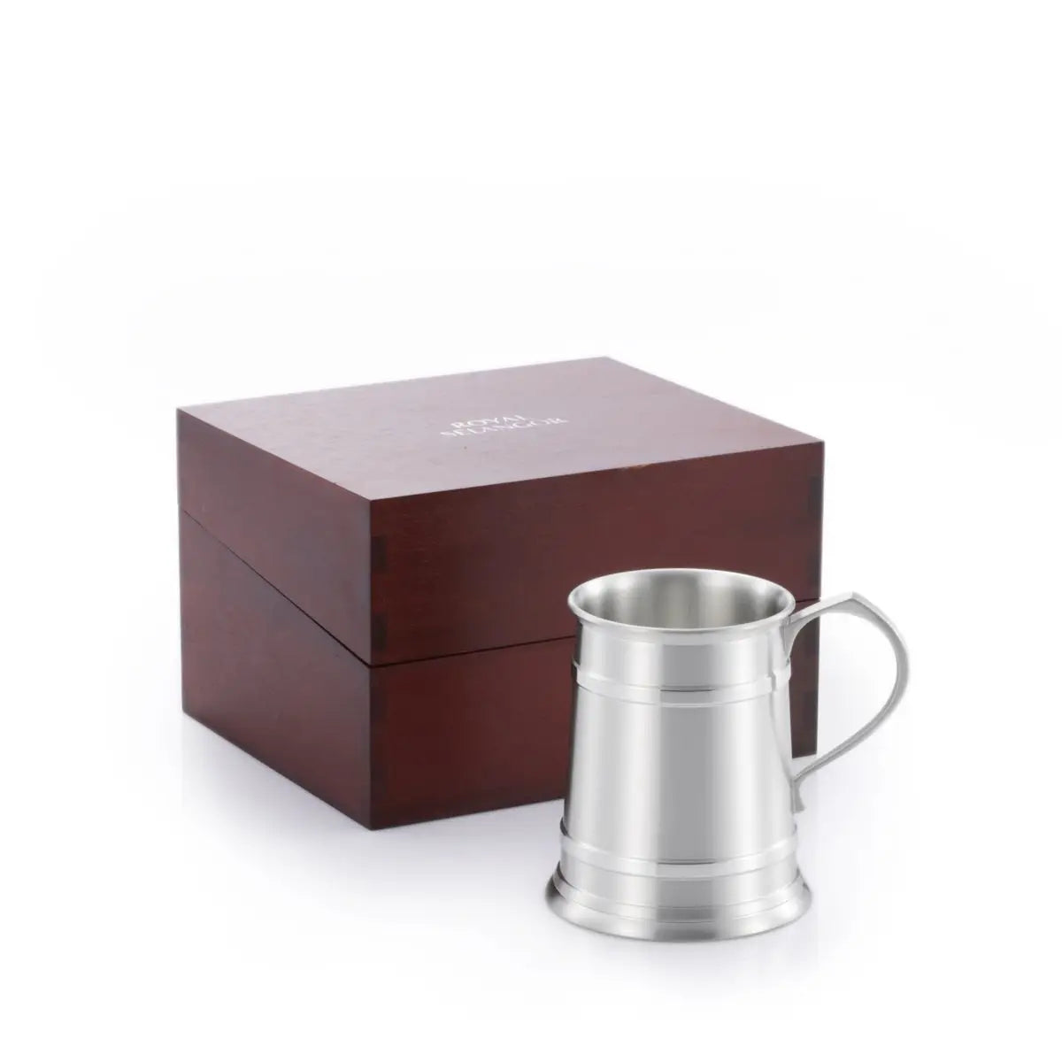 Pewter Straight-sided Tankard in presentation box