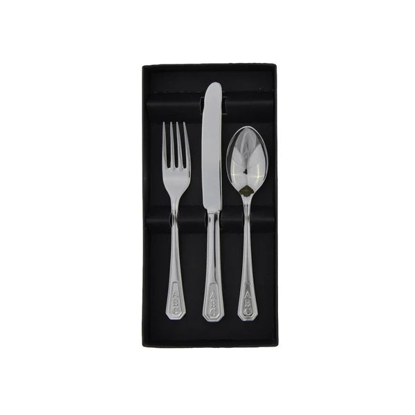 Silver Plated Child's Fairy 3 piece cutlery set