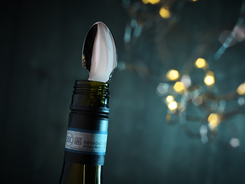 Silver Plated Prosecco Spoon