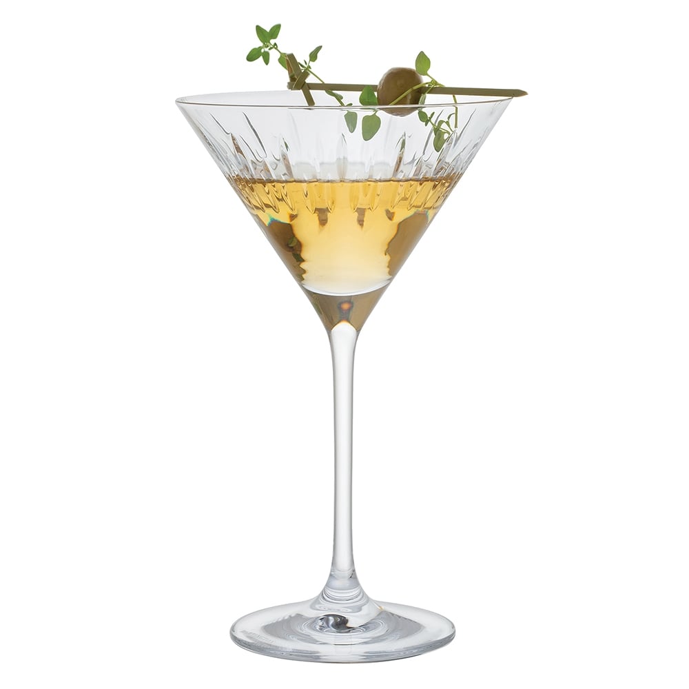 Crystal Limelight Martini Glasses set of 2