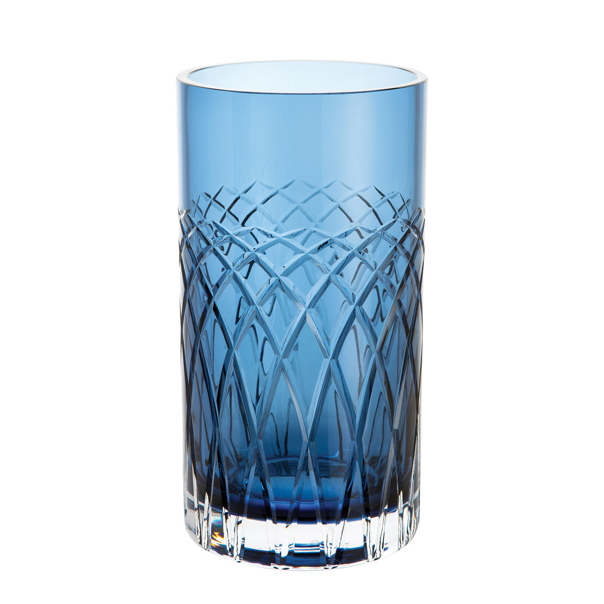 Dartington Crystal Florabundance Medium Cylinder Vase – 25cm