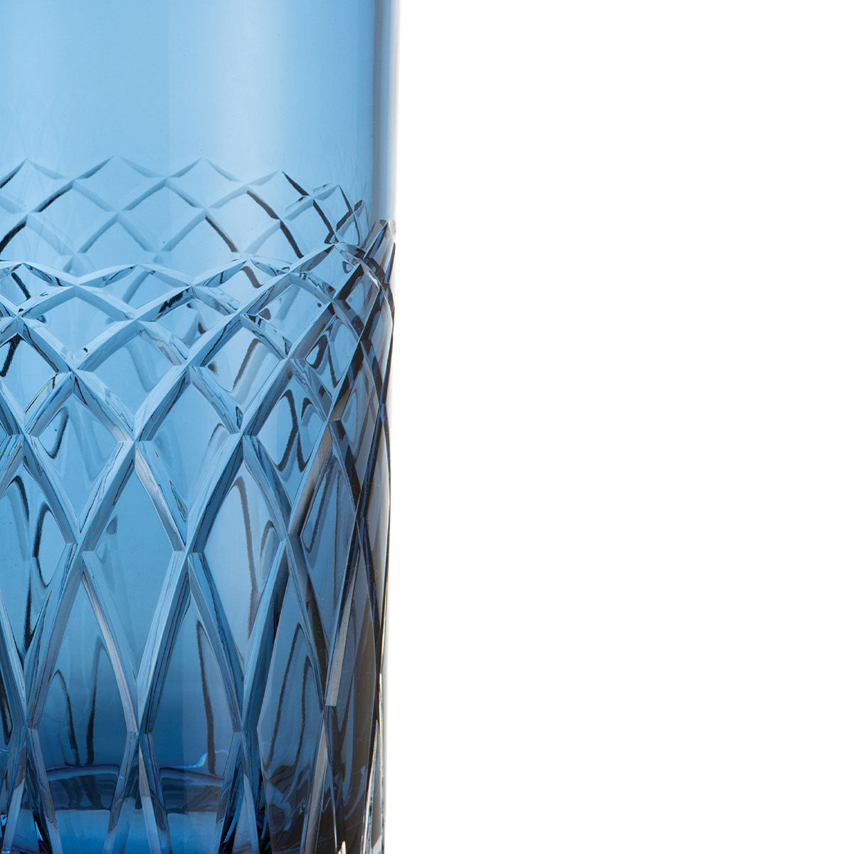 Dartington Crystal Florabundance Medium Cylinder Vase – 25cm