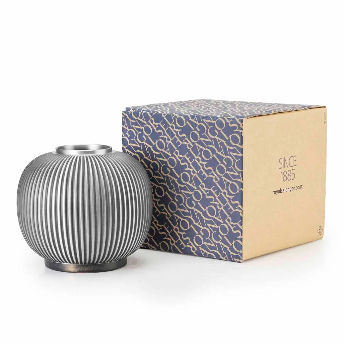 Royal Selangor Savoy Small Pewter Vase – 15.5cm