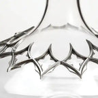 Pewter and Glass Tracery Decanter 1ltr