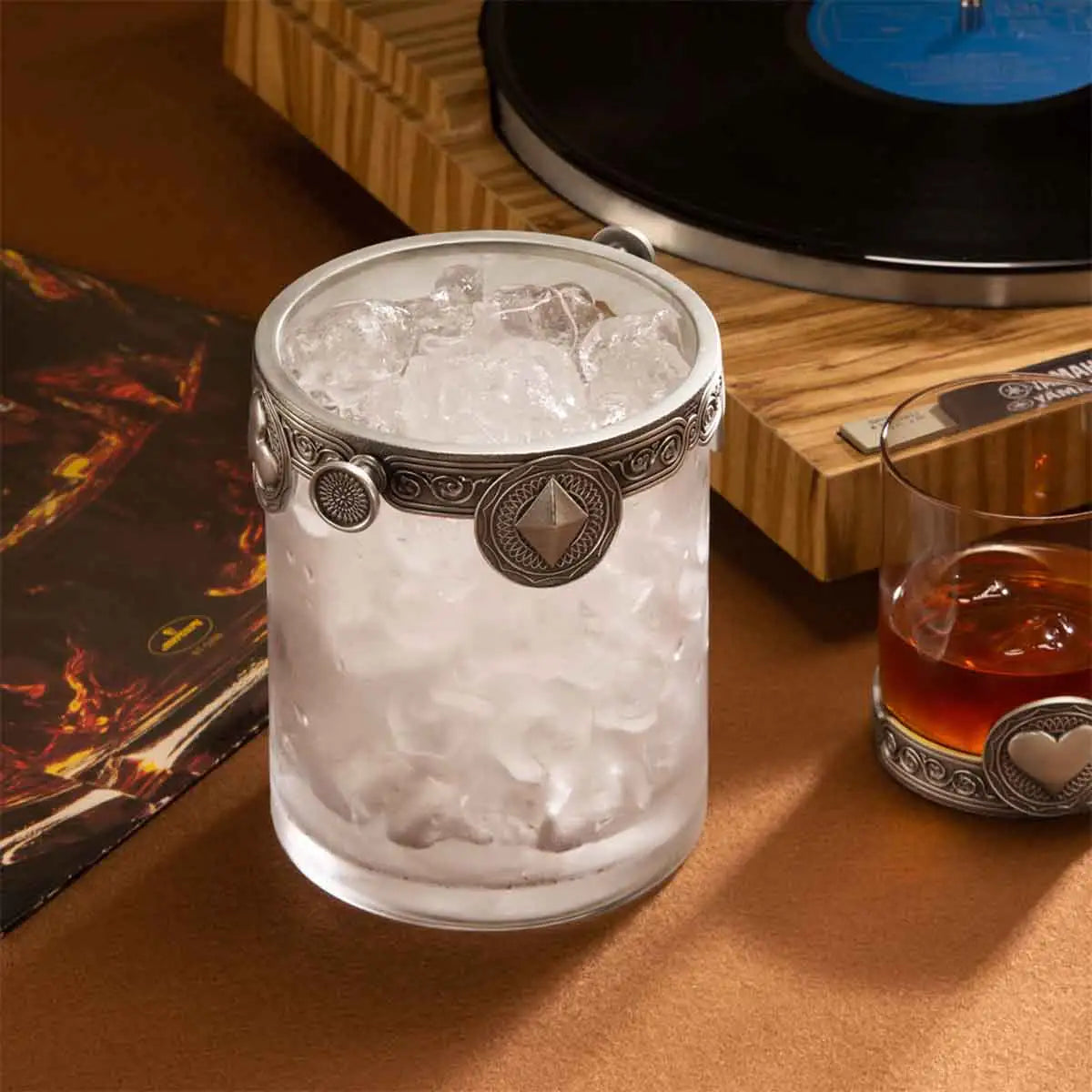 Pewter Ace Ice Bucket