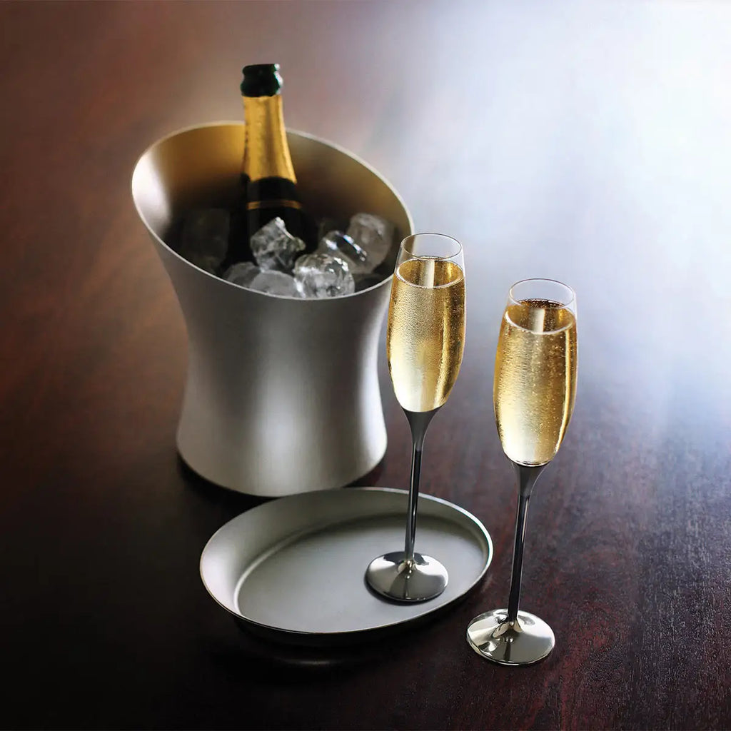 Pewter Domaine Single-Bottle Chiller