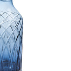 Harris Ink Blue Crystal Tall Spirit Decanter 85cl