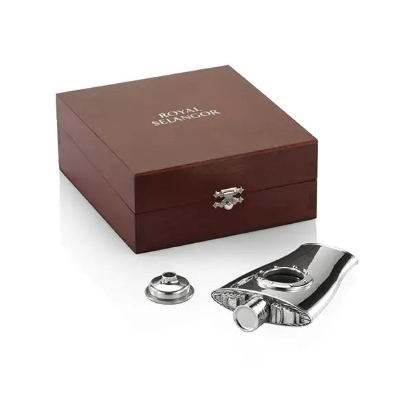 Pewter Gift-Boxed Shipflask