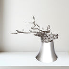 Pewter Stag Head Stirrup Cup 3oz