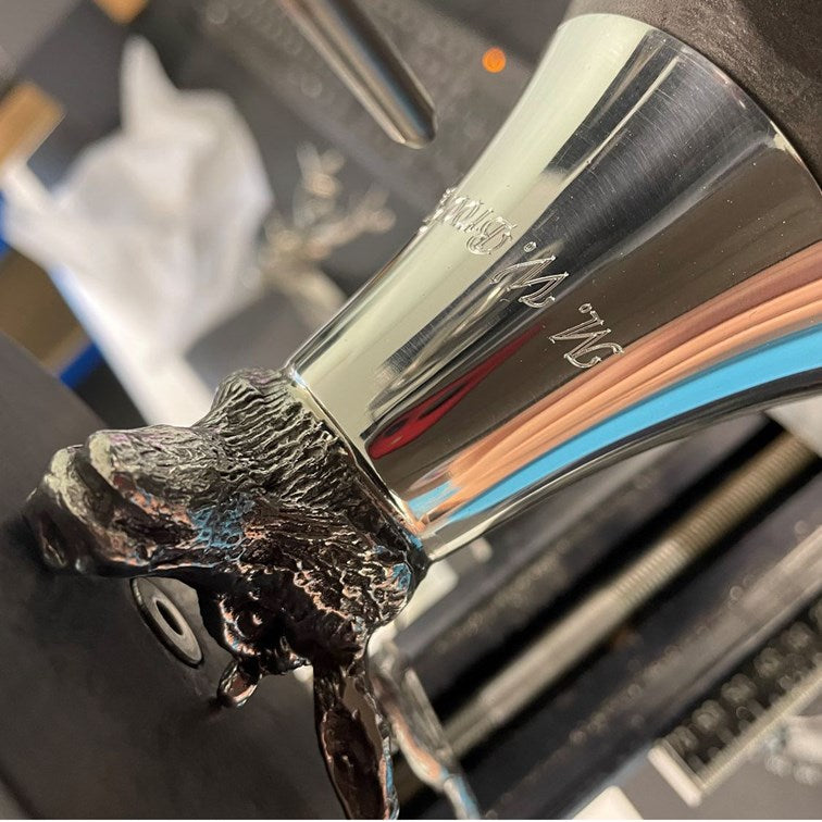 Pewter Stag Head Stirrup Cup 3oz