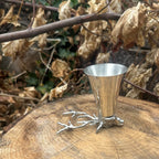 Pewter Stag Head Stirrup Cup 5oz